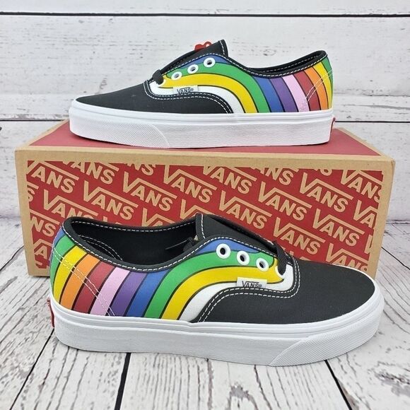 *CLEARANCE New Van's Authentic Refract Black Multi - Picture 1 of 10